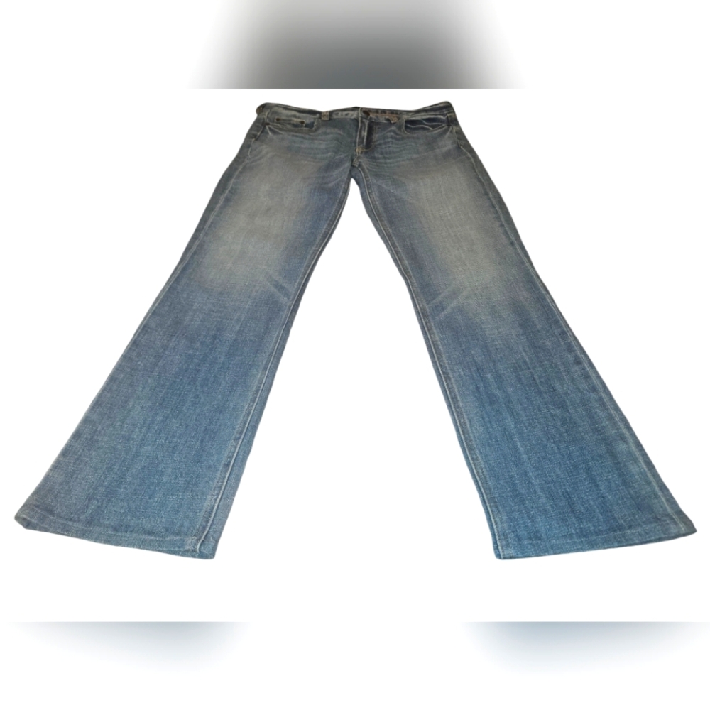 J. CREW Match Stick Stretch Women's Jeans S 29 Regular Midrise Blue Destressed